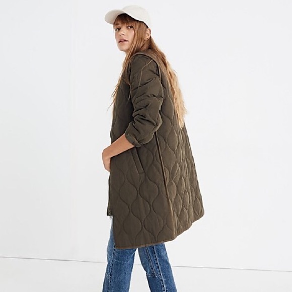 Madewell Jackets & Blazers - Madewell Quilted Military Jacket - Green, XS